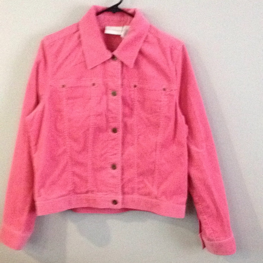 Pink corduroy jacket
